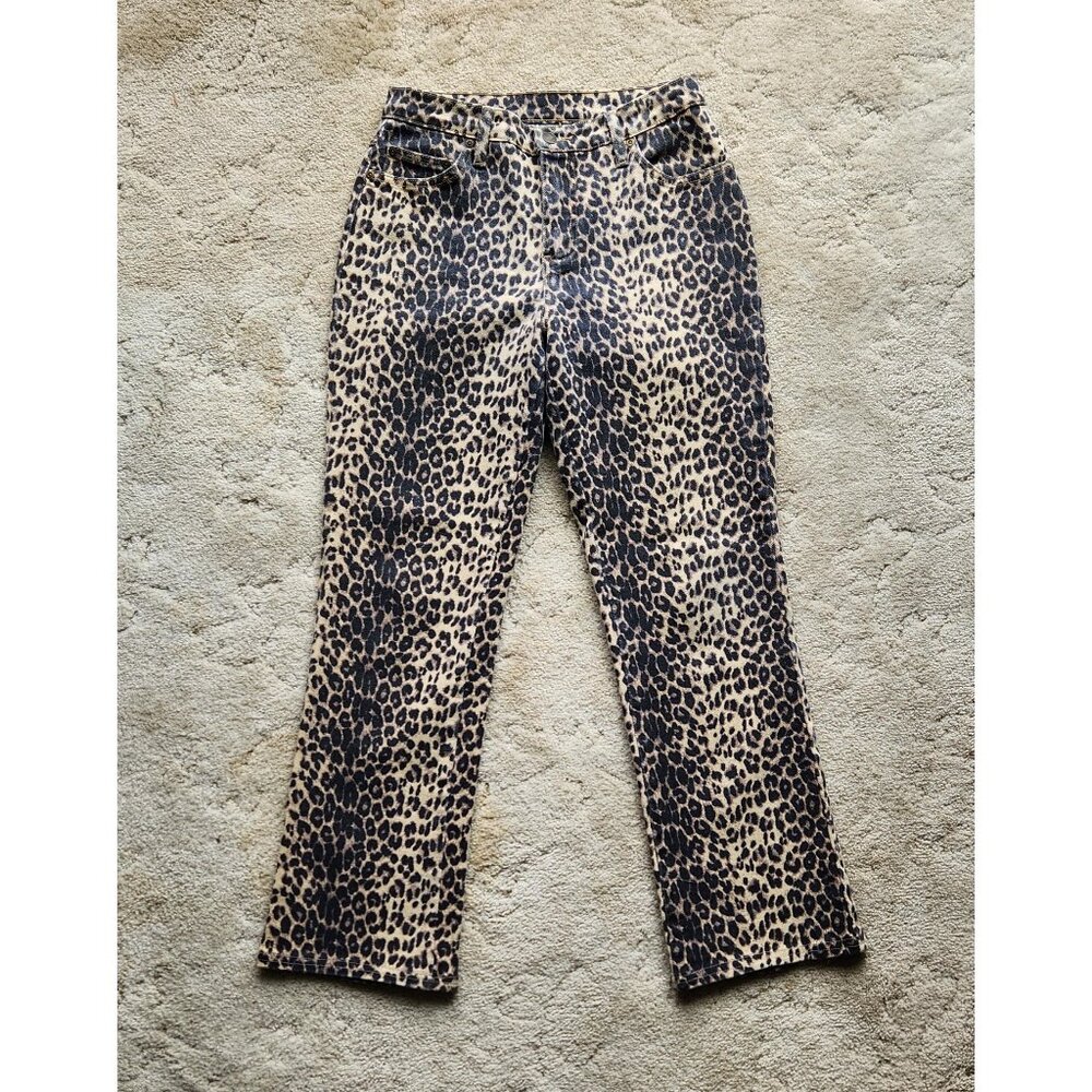 Leopard Print Jeans